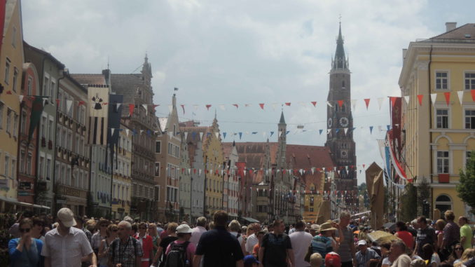 Altstadt Stadtansicht vor dem Umzug